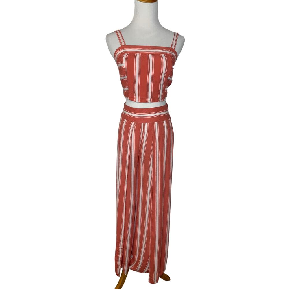 Band of Gypsies Red White Striped Set Sz XS Small